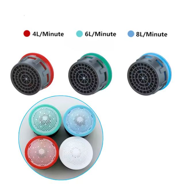 Imagen de la oferta: Aireador de ahorro de agua, grifo de porcelana para baño, burbujeador, red, flor suave, boca de agua, flores para evitar salpicaduras, 5 uds