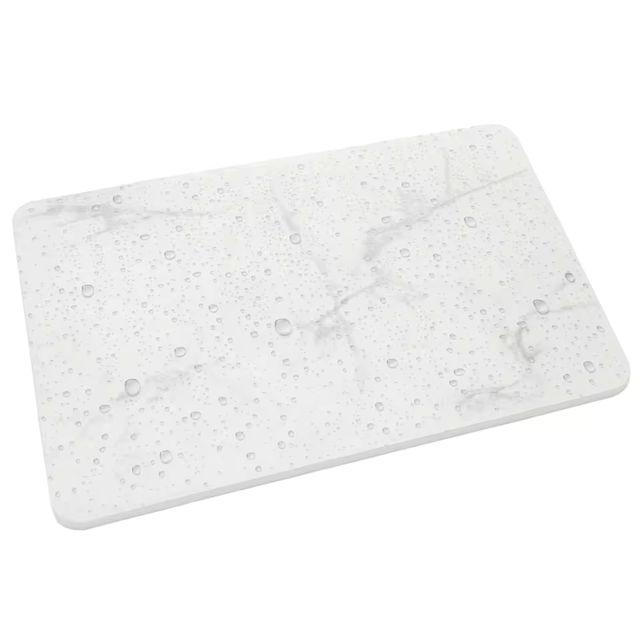 Imagen de la oferta: Alfombra de Baño de Piedra Diatomita 40x60 cm. Tapete Antideslizante de Secado Rápido y Alta Absorción Práctico, Higiénico y Funcional para el Hogar