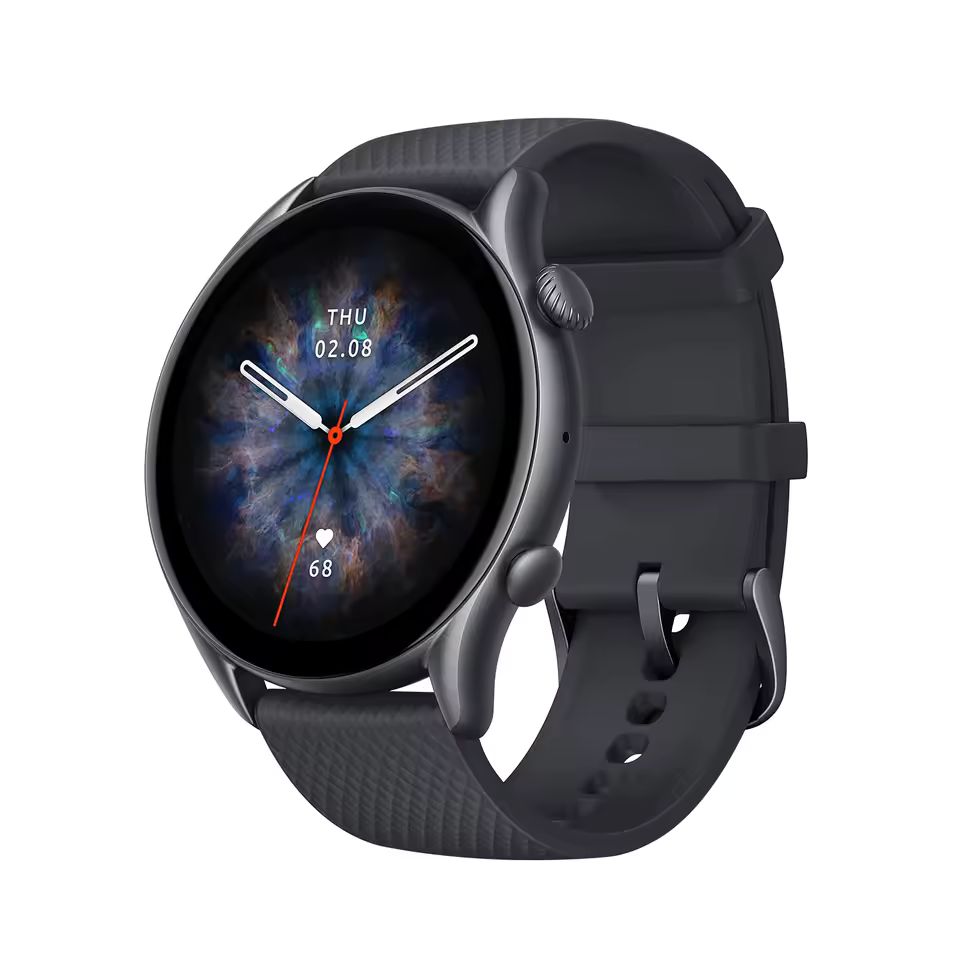 Imagen de: Amazfit-reloj inteligente GTR 3 Pro GTR3 Pro, GTR-3 Pro, 46mm, monitorización del nivel de estrés, más de 150 modos deportivos