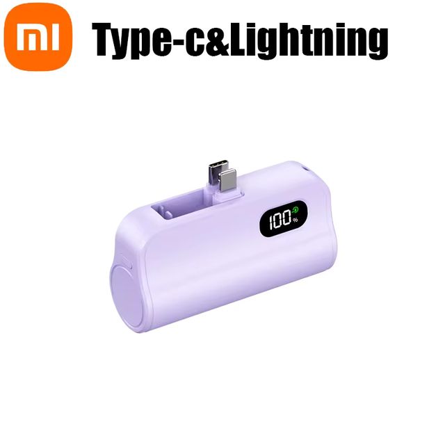 Imagen de la oferta: Xiaomi Mini 50000mAh cápsula 2 en 1 pantalla Digital de gran capacidad batería externa portátil de carga rápida para Iphone Samsung