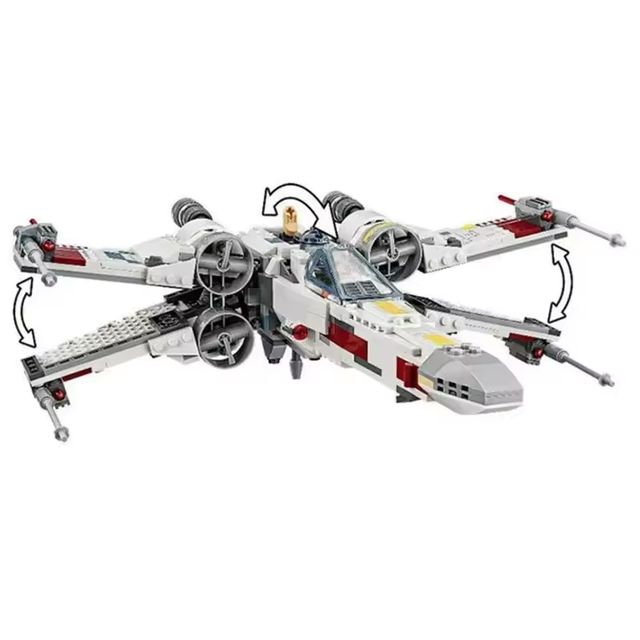 Imagen de la oferta: 490 Uds MOC75301 programa espacial x-wing Fighter bloques de construcción ladrillos regalos de fiesta Festival para niños