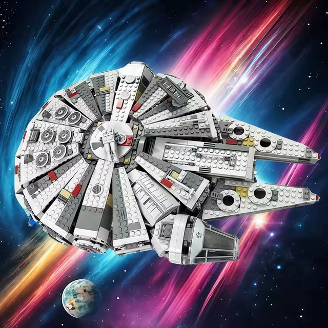 Imagen de la oferta: Nuevo juego de bloques de construcción de nave espacial, 1381 Uds., Kit de modelo DIY creativo de alta dificultad para niños y adultos, regalo de fiesta de cumpleaños, juguete STEM