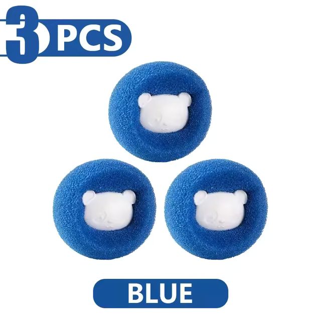 Imagen de la oferta: Bolas de lavandería, recolector de pelo de mascotas para lavadora, recogedor de pelusas de lavandería reutilizable, elimina pelusa de ropa, accesorios para Gato
