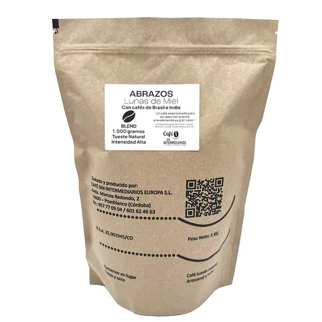 Imagen de la oferta: CAFE SIN INTERMEDIARIOS | Abrazos | Tostado semanal | Envasado y molido al envío | Intensidad media | Ideal capuchino