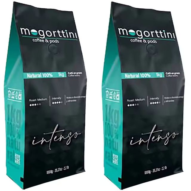 Imagen de la oferta: 2 kilos Mogorttini espresso Intenso café natural