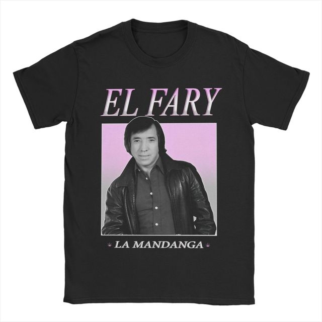 Imagen de la oferta: Camiseta Retro El Fary La Mandanga para hombres y mujeres, camisetas con Idea de regalo, ropa 100% de algodón