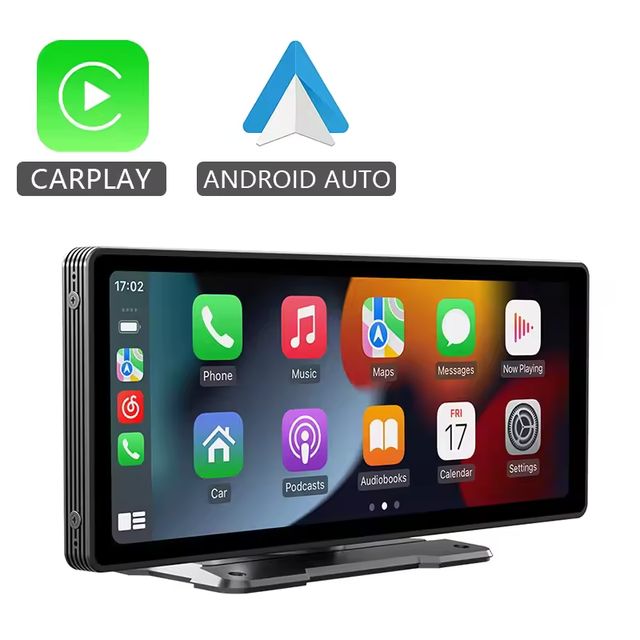 Imagen de la oferta: Reproductor de vídeo Multimedia con Radio para espejo de coche de 10,26 pulgadas, pantalla Universal inalámbrica Carplay Android Auto con Bluetooth AUX USB
