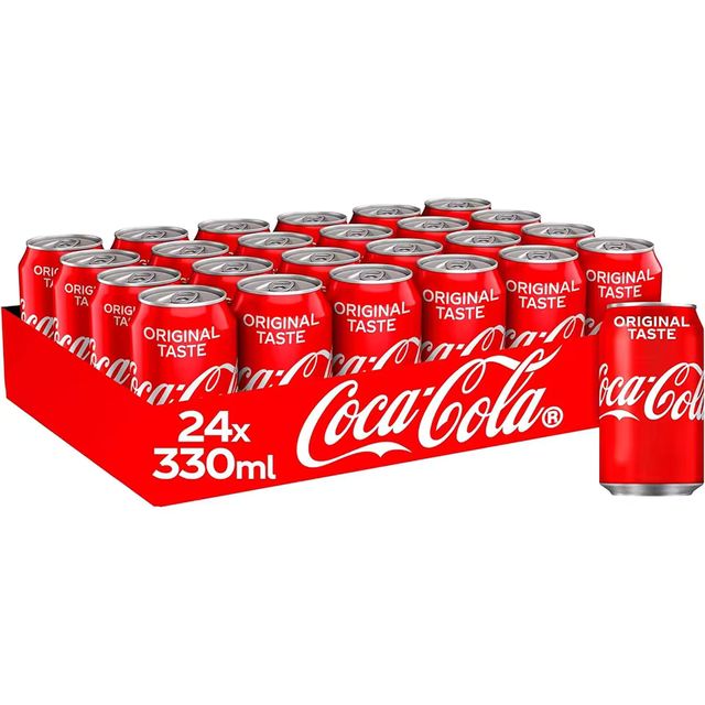 Imagen de la oferta: Coca-Cola Sabor Original,Coca-Cola Zero Azúcar refresco de cola Pack de 24*330 ml