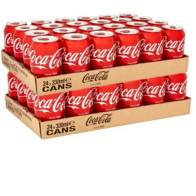 Imagen de la oferta: 48 Latas De COCA COLA / COCACOLA ZERO SABOR ORIGINAL, 2 CAJAS 24Unidades lata 33cl / 330ml, Envio Desde España