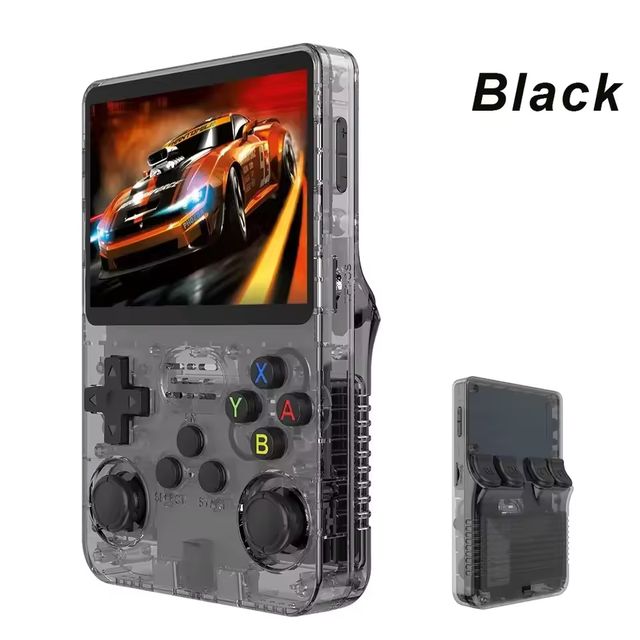 Imagen de la oferta: Consola de videojuegos portátil R36S/ R36H, sistema Linux, pantalla IPS de 3,5 pulgadas, reproductor de vídeo de bolsillo Retro portátil, regalos para Navidad
