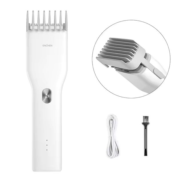 Imagen de la oferta: ENCHEN Boost-cortadora de pelo eléctrica profesional, inalámbrica, carga rápida tipo C, máquina de corte de pelo de cerámica, cortadora de pelo para hombres y adultos