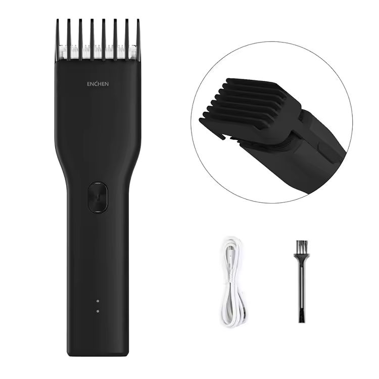 Imagen de: ENCHEN Boost-cortadora de pelo eléctrica profesional, inalámbrica, carga rápida tipo C, máquina de corte de pelo de cerámica, cortadora de pelo para hombres y adultos