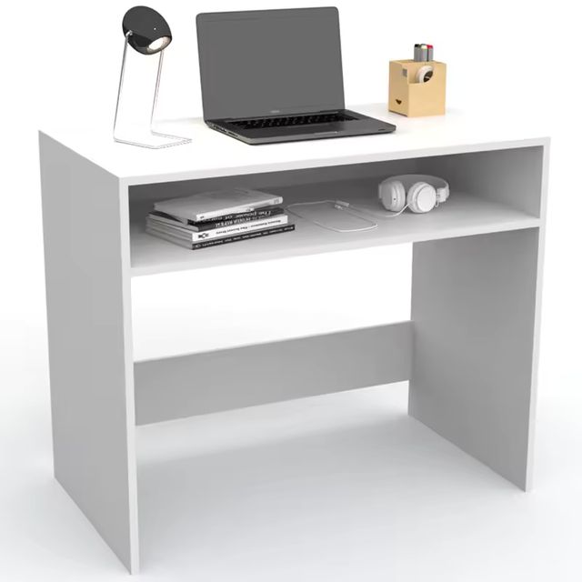 Imagen de la oferta: Dormidan - Escritorio con balda, Mesa de ordenador, Mesa juvenil, gaming