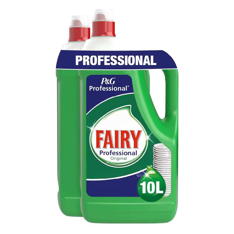 Imagen de: Fairy Profesional Líquido Lavavajillas a Mano 10 L (2x5 L) – Limpieza eficaz y concentrada