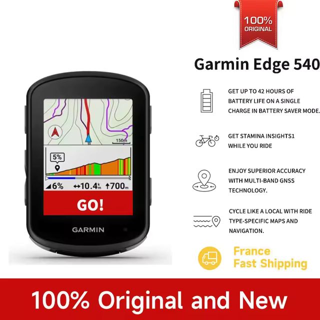Imagen de la oferta: Garmin Edge 540 ordenador de ciclismo mapa al aire libre navegación montaña bicicleta de carretera odómetro impermeable ciclismo regalo de vacaciones