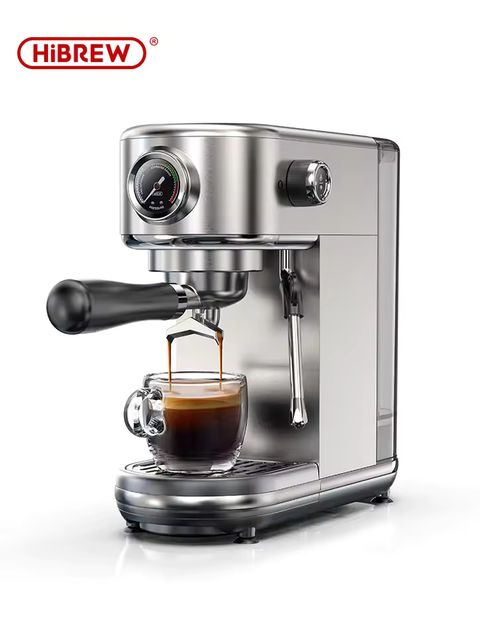 Imagen de la oferta: HiBREW-cafetera Espresso semiautomática de 20bar, máquina de café Superfina con temperatura ajustable en frío/caliente, capuchino, H10B