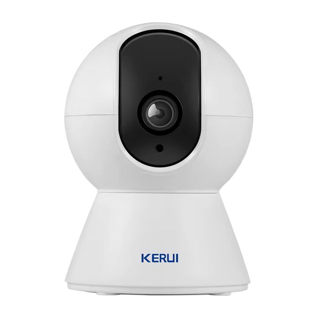 Imagen de la oferta: KERUI 5MP Tuya Smart Mini WiFi IP cámara interior inalámbrica seguridad del hogar AI detección humana cámara de vigilancia CCTV seguimiento automático