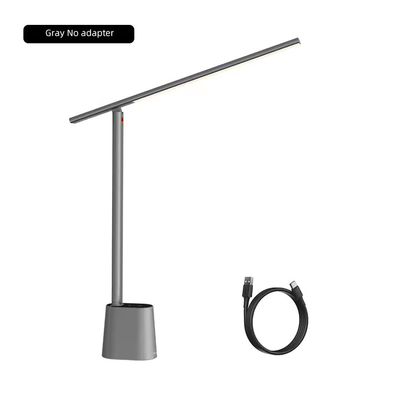 Imagen de: Baseus-Lámpara LED de escritorio, protección ocular, estudio, luz de oficina regulable, lámpara de mesa plegable, brillo adaptable inteligente, lámpara de lectura para cabecera