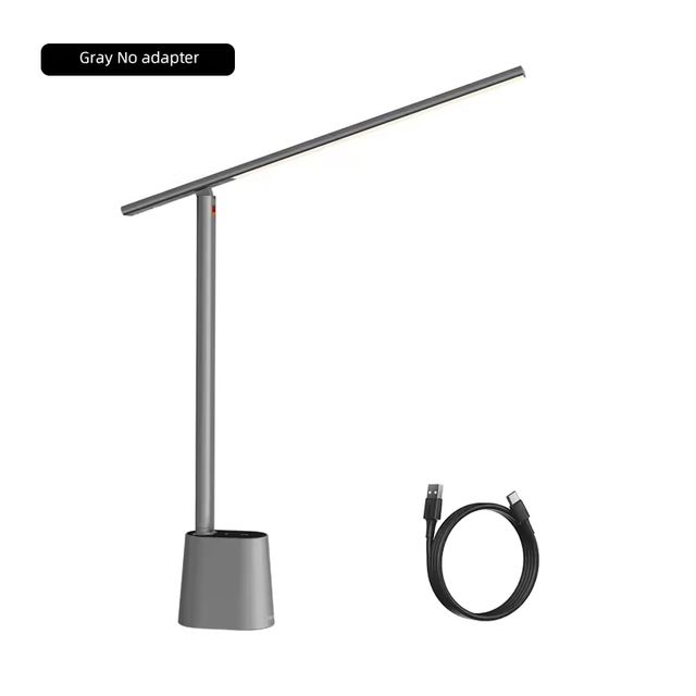Imagen de la oferta: Baseus-Lámpara LED de escritorio, protección ocular, estudio, luz de oficina regulable, lámpara de mesa plegable, brillo adaptable inteligente, lámpara de lectura para cabecera