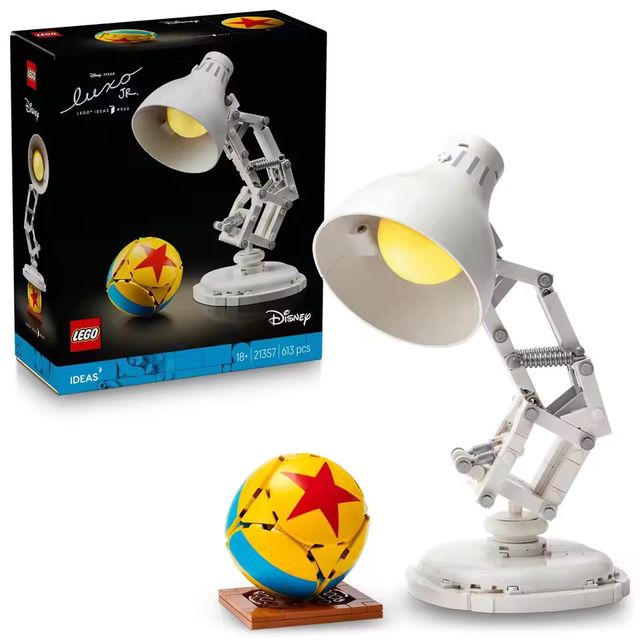 Imagen de la oferta: LEGO 21357 Ideas: Disney Pixar Luxo Jr., Modelo de Exposición con Base y Pelota Pixar, Perfecto para Fans del Cine y la Animación de Pixar