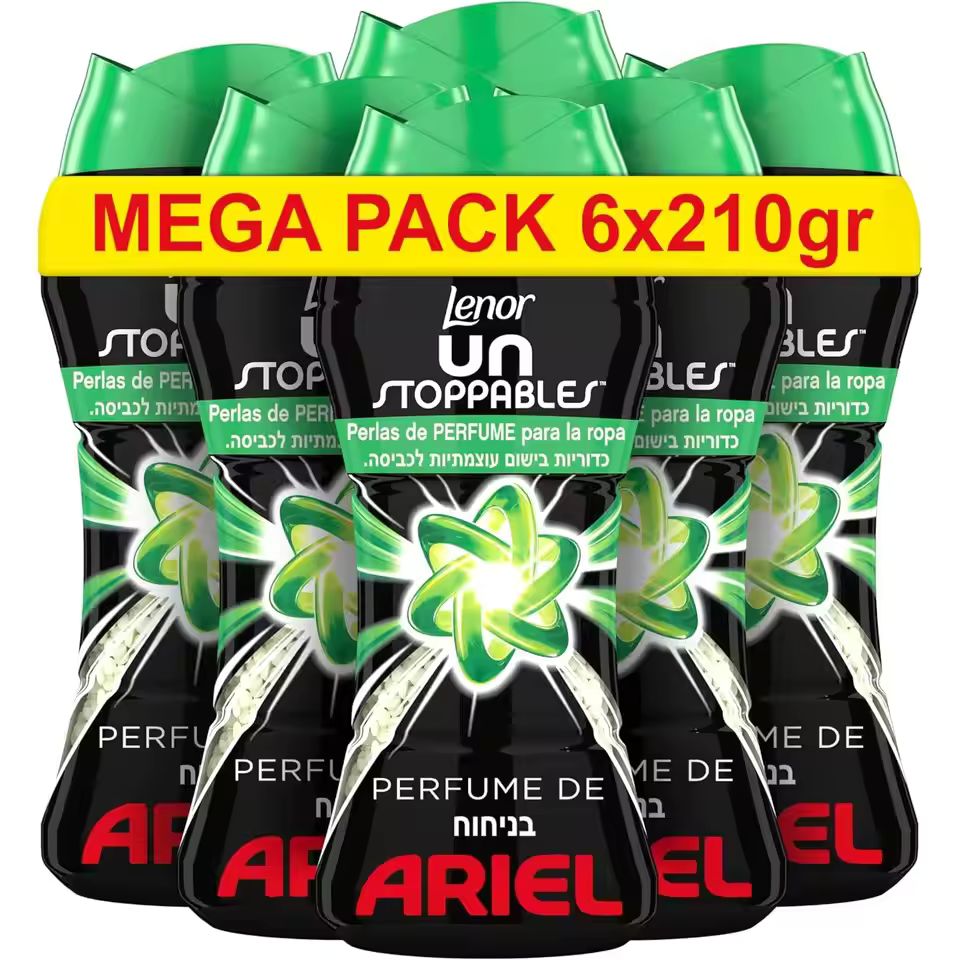 Imagen de: Lenor Unstoppables 6x270 Perlas de Perfume para la Ropa 93 Lavados Ariel Frescor