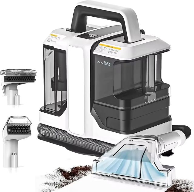 Imagen de la oferta: Limpiador de alfombras portátil, máquina de limpieza de tapicería, succión por pulverización, 750W, 15KPa, para coche, sofá, pelo de mascotas