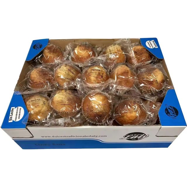 Imagen de la oferta: N / Magdalenas Sin Azúcar y Sin Lactosa - Laly - Caja 1,8 Kilos - Magdalenas Artesanas Sin Azúcar - Sin Lactosa - Sin Azúcar Añadido - Delicioso Sabor