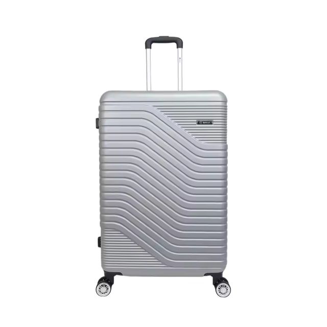 Imagen de la oferta: Maleta de Viaje Barata Grande Benzi BZ5747 Gris Plata de 76 X 47 X 27 cm y 3,8 Kg. Equipaje con 4 Ruedas giratorias 360º y Cerradura de Combinación. Excelente relación calidad-precio (Gris Plata)