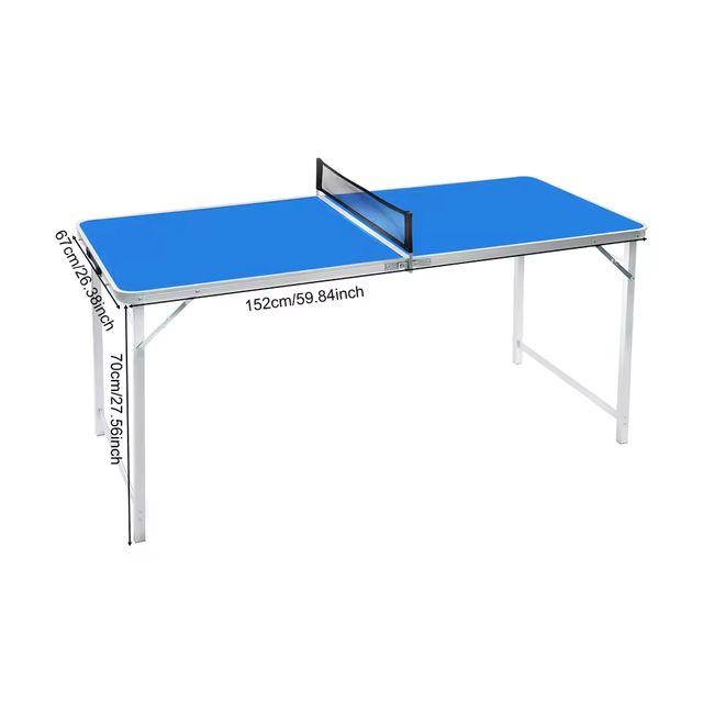 Imagen de la oferta: Mesa de Ping Pong plegable de 152*67*70cm, mesa de Pong portátil y plegable, mesa de Ping Pong plegable para uso interior y exterior