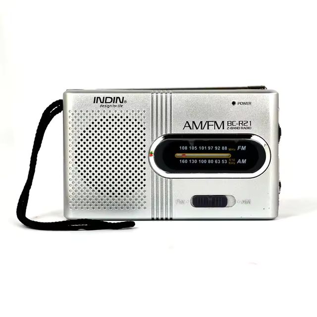 Imagen de la oferta: BC-R21 Mini Radio AM FM Radio portátil con pilas La mejor recepción más duradera para correr y caminar en casa Soundbox