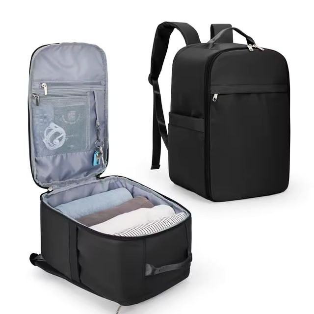 Imagen de la oferta: Mochila Ryanair 40x20x25, bolsa de cabina, equipaje de mano, mochila de viaje para Easyjet Cabin Bag 45x36x20, mochila para ordenador portátil para mujeres/hombres