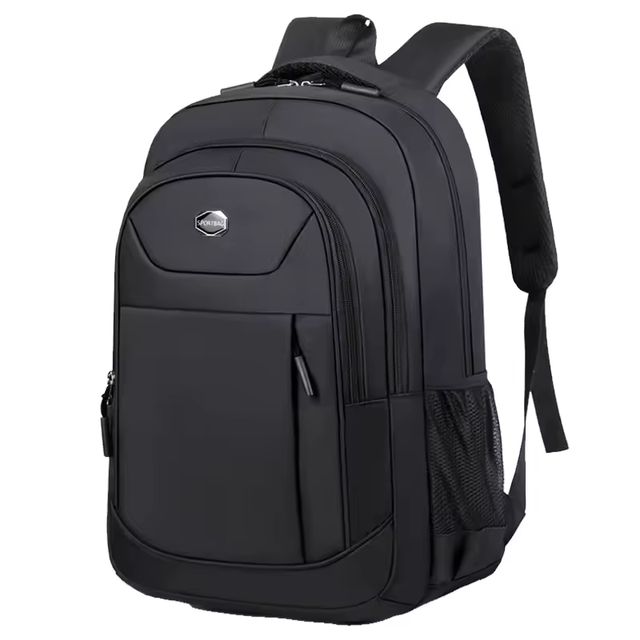 Imagen de la oferta: Mochila de doble hombro para hombre y mujer, color sólido, viajes de negocios, viajes de negocios, desplazamientos, uso informal