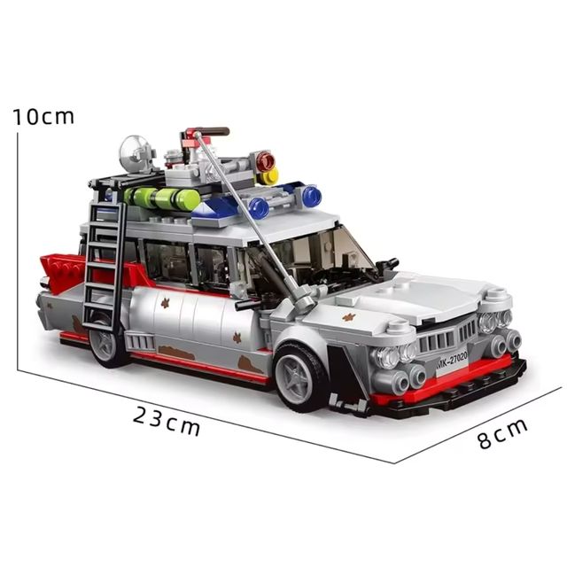Imagen de la oferta: 636 Uds. MOLD KING 27020 10021S Mini modelo de autobús fantasma ECTO-1 modelo de coche técnico juguetes montaje Kit de bloques de construcción ladrillo regalos para niños