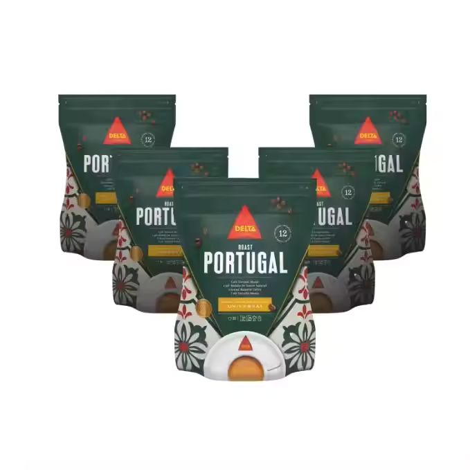 Imagen de: Delta - Café Molido Natural- pack 5*220 GR(Portugal -colombia-timor-brazil-ANGOLA)