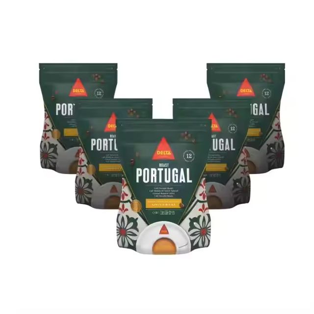 Imagen de la oferta: Delta - Café Molido Natural- pack 5*220 GR(Portugal -colombia-timor-brazil-ANGOLA)