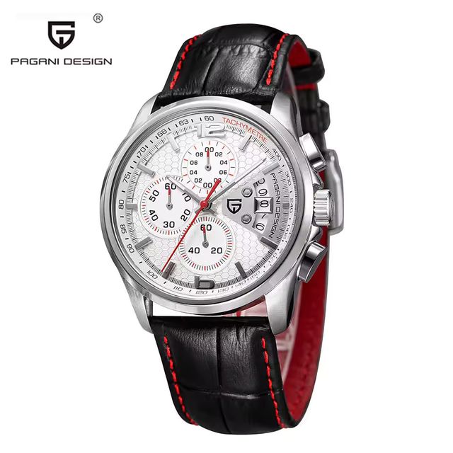 Imagen de la oferta: PAGANI DESIGN 2024 relojes de cuarzo para hombres marcas de lujo movimiento de moda relojes militares relojes de cuarzo de cuero reloj Masculino