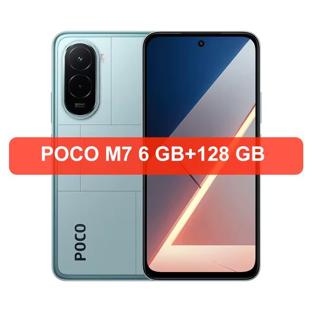 Imagen de la oferta: Versión global POCO M7 Smartphone Snapdragon ® 685 plataforma móvil 4G 6,9" FHD+ DotDisplay 7000mAh 33W carga rápida IP64 NFC