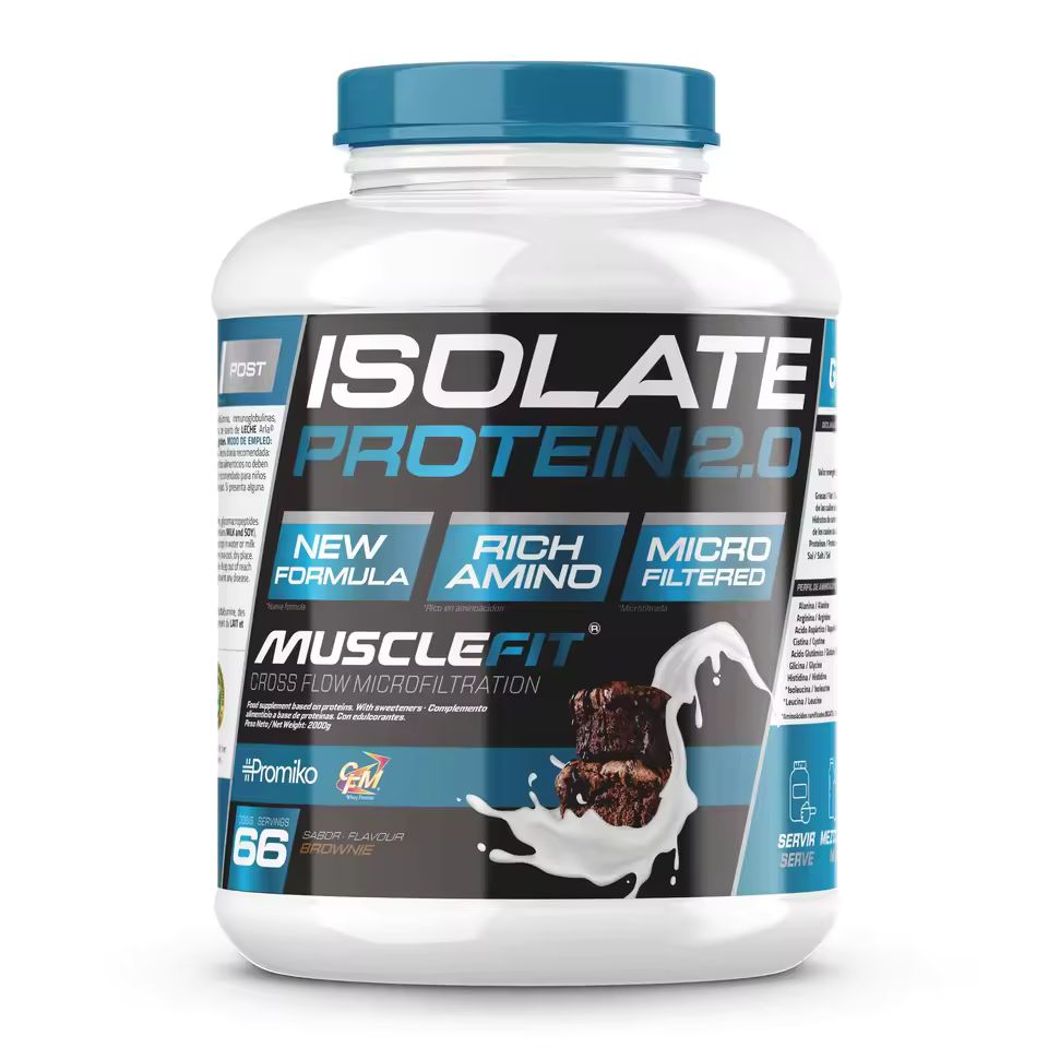 Imagen de: Isolate Protein CFM 2000g - MuscleFit | Proteína Isolada para Creación de Músculo