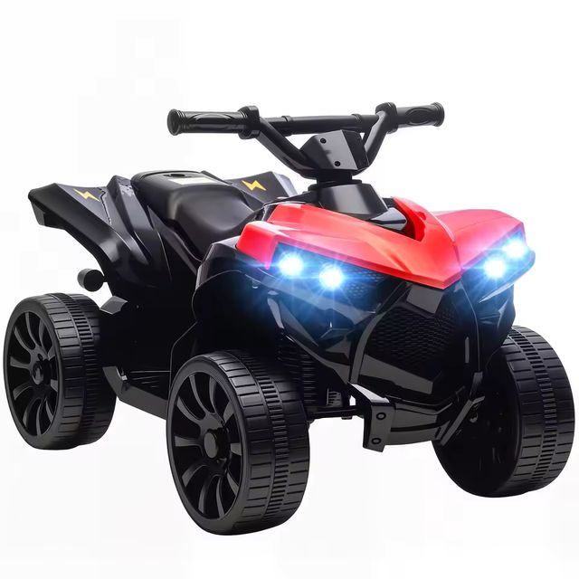 Imagen de la oferta: AIYAPLAY Quad Eléctrico para Niños 6 V, Quad para Niños de 3-8 Años, Velocidad hasta 3 km/h, con Faros y Música