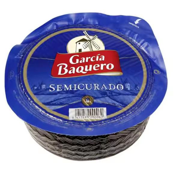 Imagen de la oferta: QUESO SEMICURADO GARCIA BAQUERO 930GR - 1 PIEZA