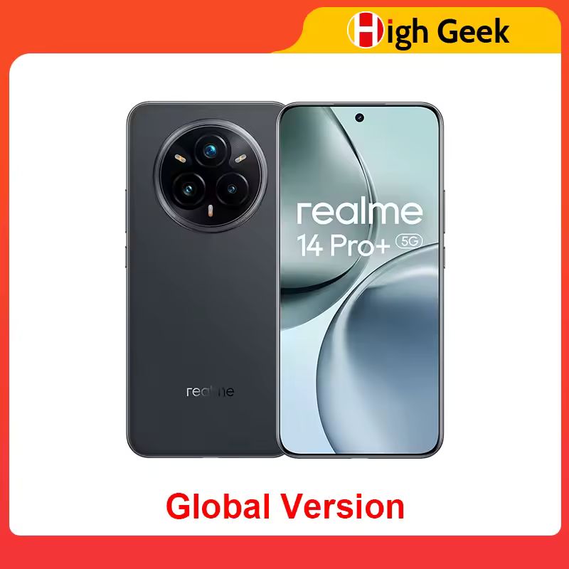 Imagen de: Versión Global realme 14 Pro Plus 5G Smartphone Sony 3X Periscopio OIS Cámara Snapdragon7s Gen 3 80W SUPERVOOC Carga IP69