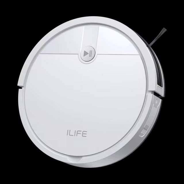 Imagen de la oferta: Robot aspirador ILIFE V2, tiempo de ejecución de 120 minutos, aspirador robótico autocargable, delgado, silencioso, ideal para pelos de mascotas y suelos duros