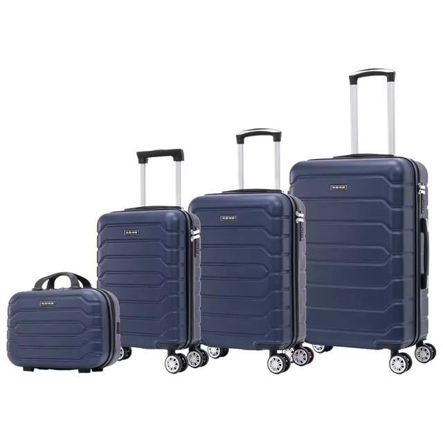 Imagen de la oferta: Conjunto de Maletas de Viaje Elegantes: Carcasa Ligera de ABS, Cerradura Numérica, 4 Ruedas Giratorias 360°, Asa Telescópica de Aluminio Juego de Maletas Set Trolley Maleta Cabina (6990 M008 8001 8002 8008 6020 D7)