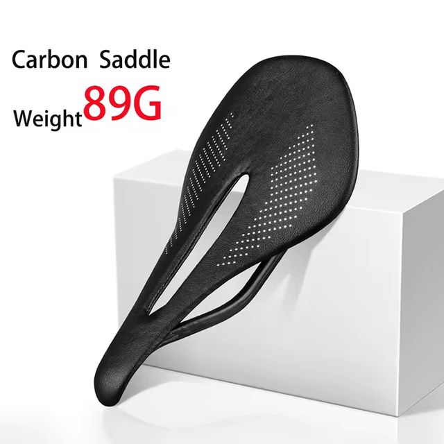 Imagen de la oferta: ELITAONE-sillín de carbono para bicicleta de montaña, ultraligero, 89g, 240x143/155mm, acabado de carbono desnudo UD