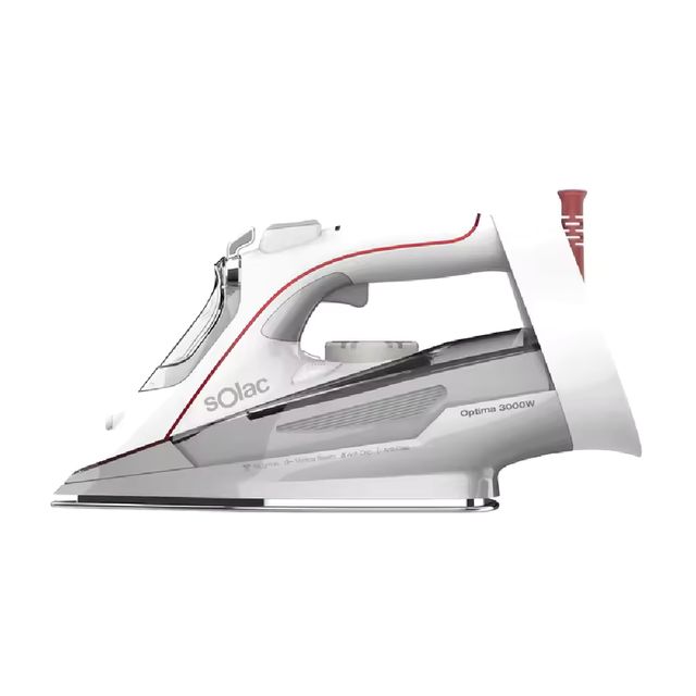 Imagen de la oferta: Solac - Plancha de Vapor Optima 3000W, Antical, Antigoteo , Vapor Continuo, Suela Cerámica Antiadherente, Clásico o Vertical