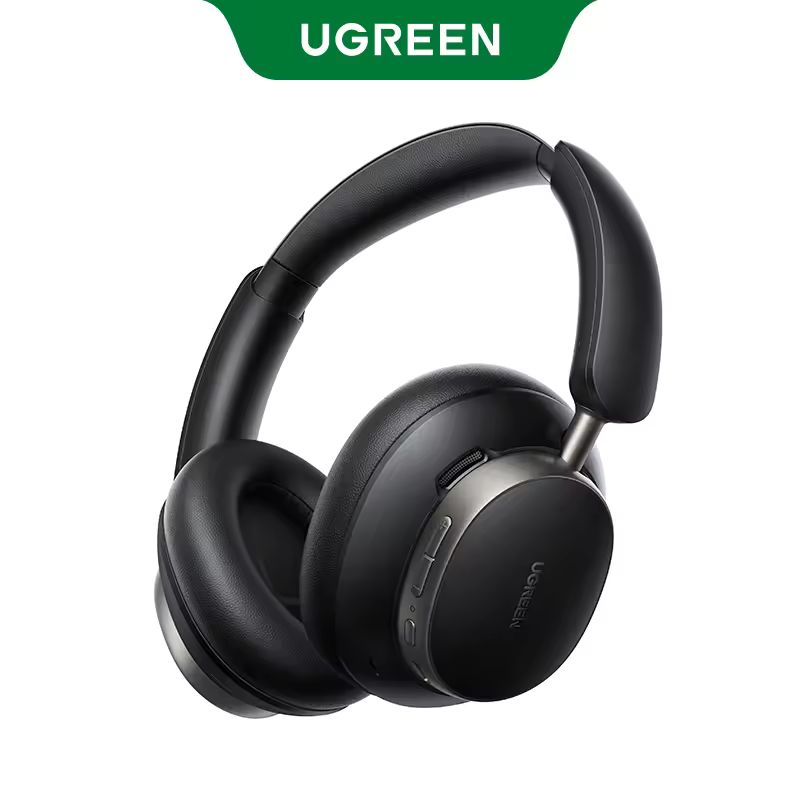 Imagen de: UGREEN Studio Pro 48dB ANC auriculares inalámbricos sobre la oreja auriculares Bluetooth cancelación activa de ruido alta resolución LDAC 120h tiempo de reproducción