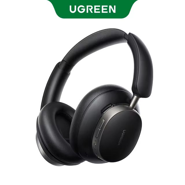 Imagen de la oferta: UGREEN Studio Pro 48dB ANC auriculares inalámbricos sobre la oreja auriculares Bluetooth cancelación activa de ruido alta resolución LDAC 120h tiempo de reproducción