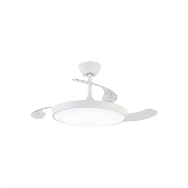 Imagen de la oferta: NARVI Ventilador de techo color Blanco, Palas retráctiles,Motor DC, Luz LED Regulable y Memoria. Mando a distancia. REF 8990 WH
