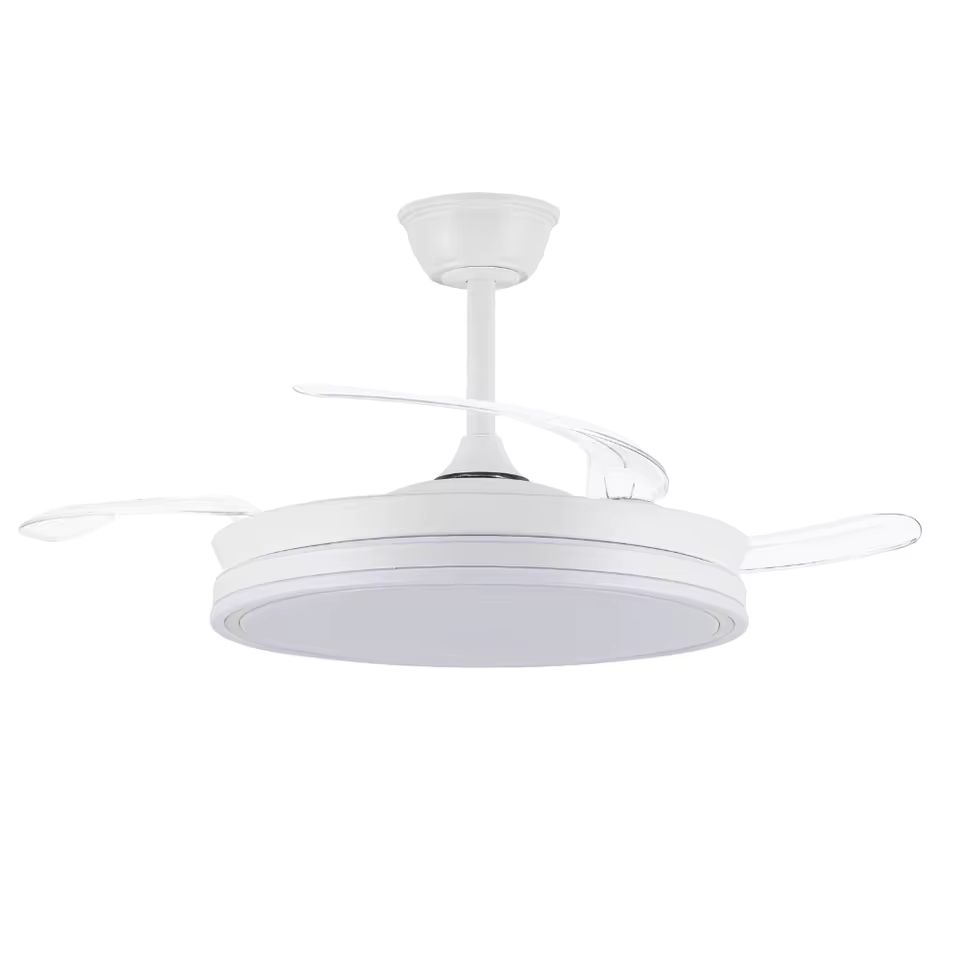 Imagen de: Akunadecor - Ventilador de techo BEST SELLER motor DC 6 velocidades, con SMART APP Tecnología Led 72W sistema CCT 7920 Lúmenes, Control remoto con temporizador, LUZ REGULABLE en color e intensidad, MEMORIA motor inverter verano/invierno ultra silencioso