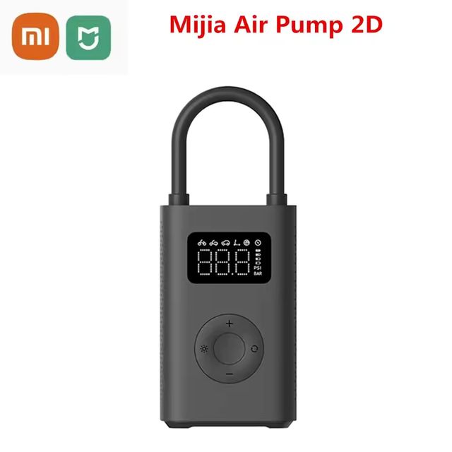 Imagen de la oferta: Bomba de aire Xiaomi 2/2D/2Pro Mijia compresor de aire eléctrico Led bomba multiherramienta para bicicleta coche tipo C inflador 12V Mi inflable